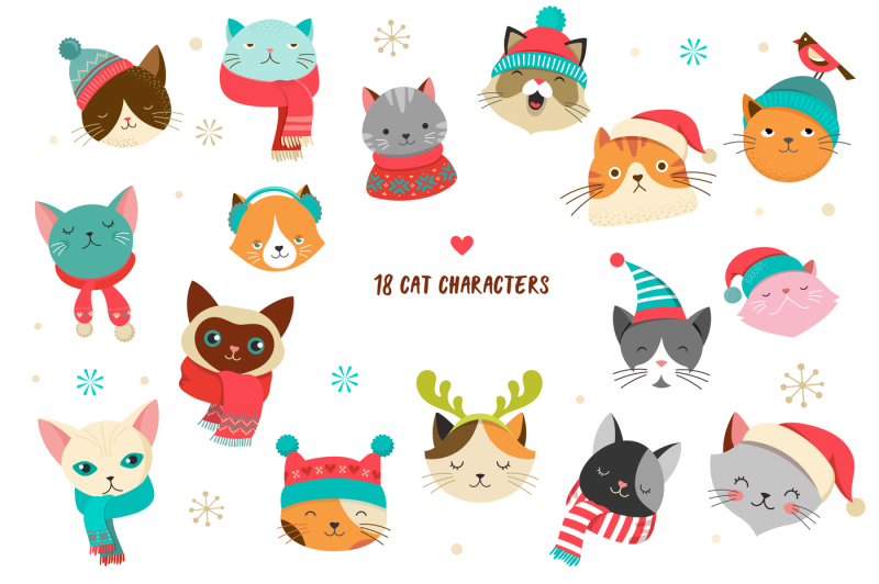 cute-christmas-cats-bundle
