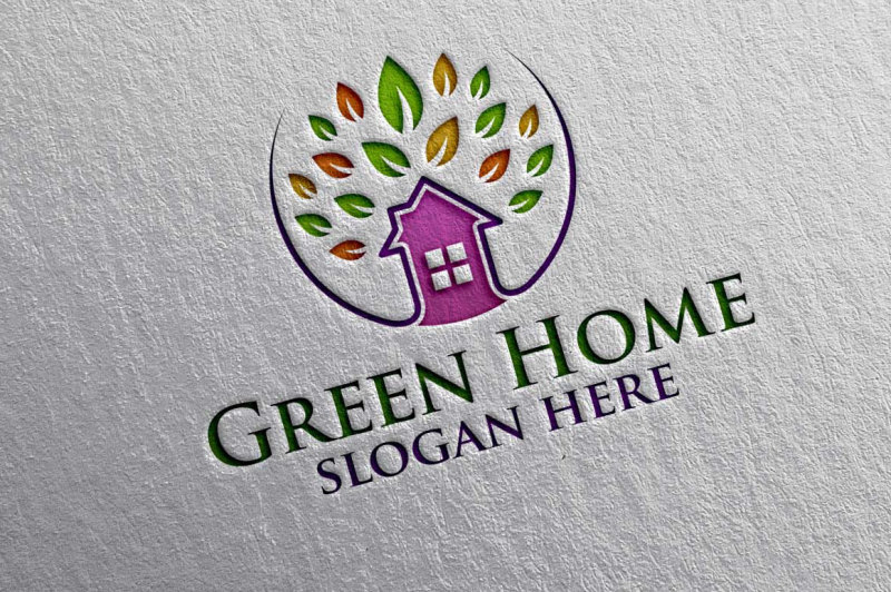 real-estate-logo-green-home-logo-2