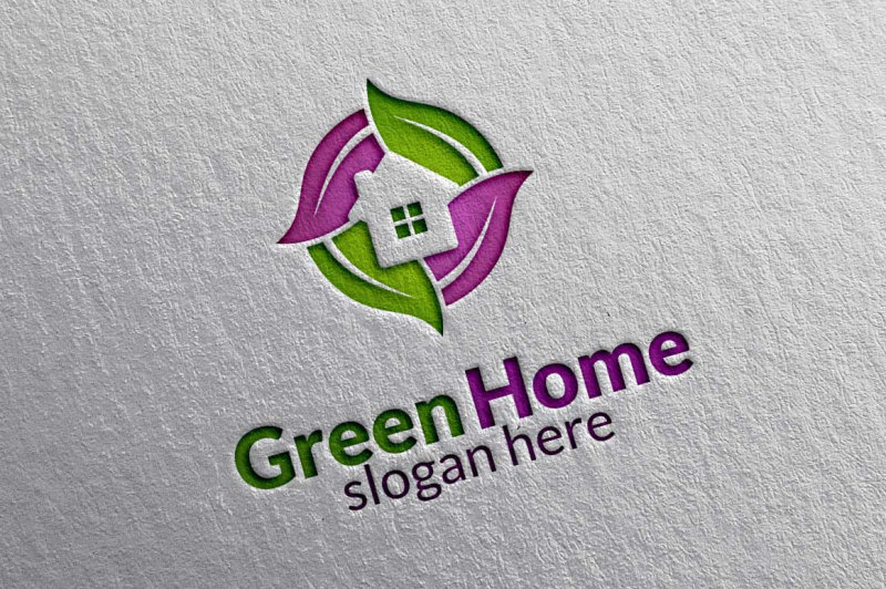 real-estate-logo-green-home-logo-3