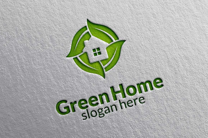 real-estate-logo-green-home-logo-3