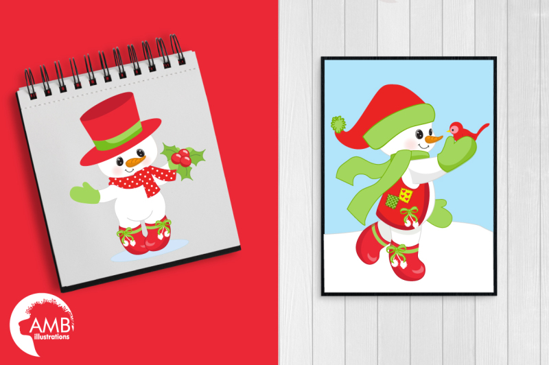 snowman-family-clipart-graphics-illustrations-amb-566