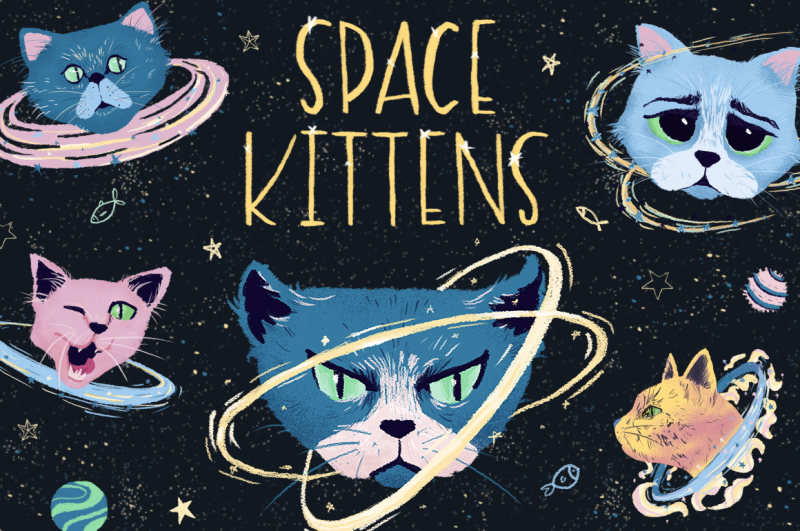 space-kittens-set