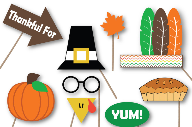 thanksgiving-photo-booth-props-svg-cut-files-dxf-png-jpeg-pdf-eps-ai