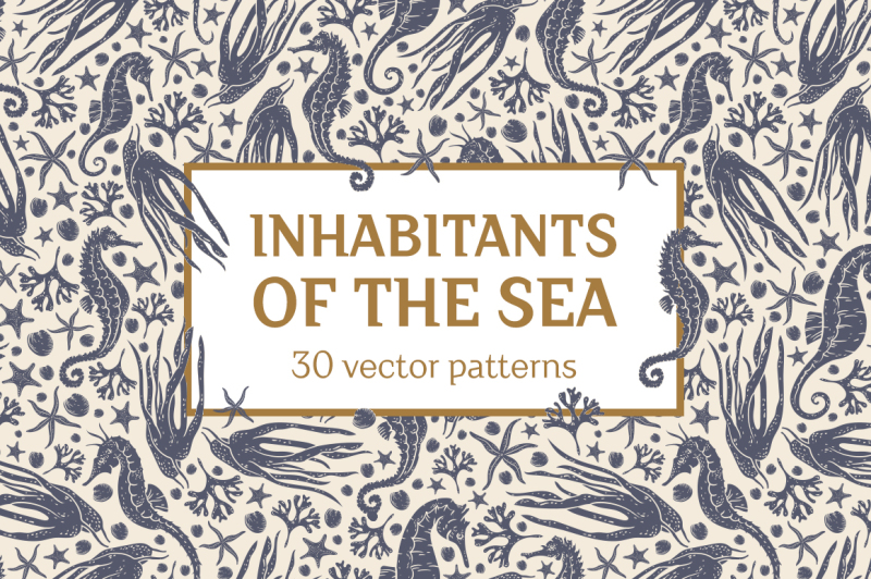 inhabitants-of-the-sea-patterns
