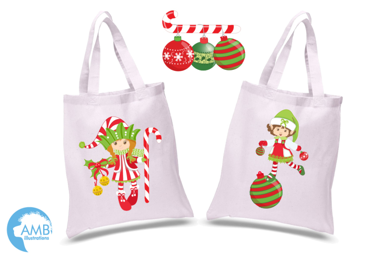 christmas-girly-elves-clipart-graphics-illustrations-amb-195