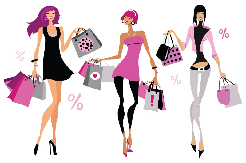 shopping-girls