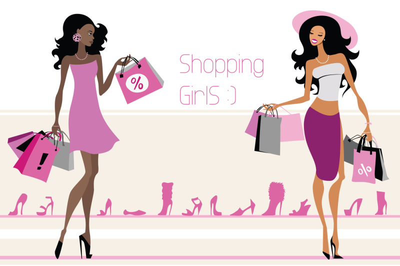 shopping-girls