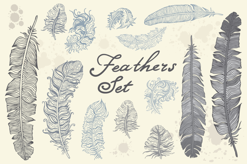 feathers-set