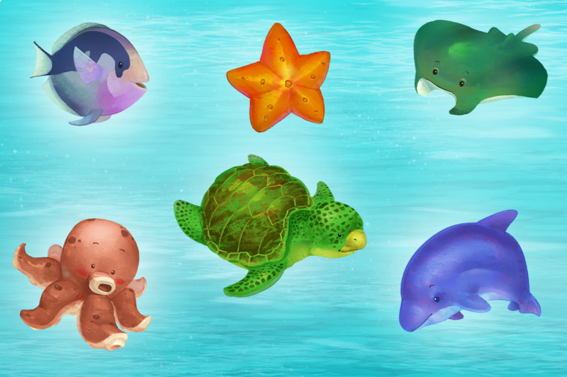 sea-creatures-illustrations-amp-seamless-patterns