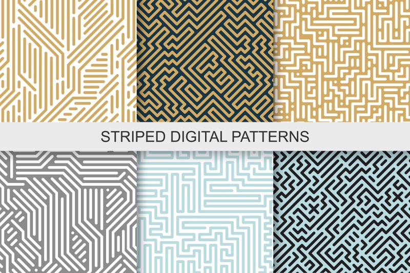 bundle-of-striped-seamless-patterns
