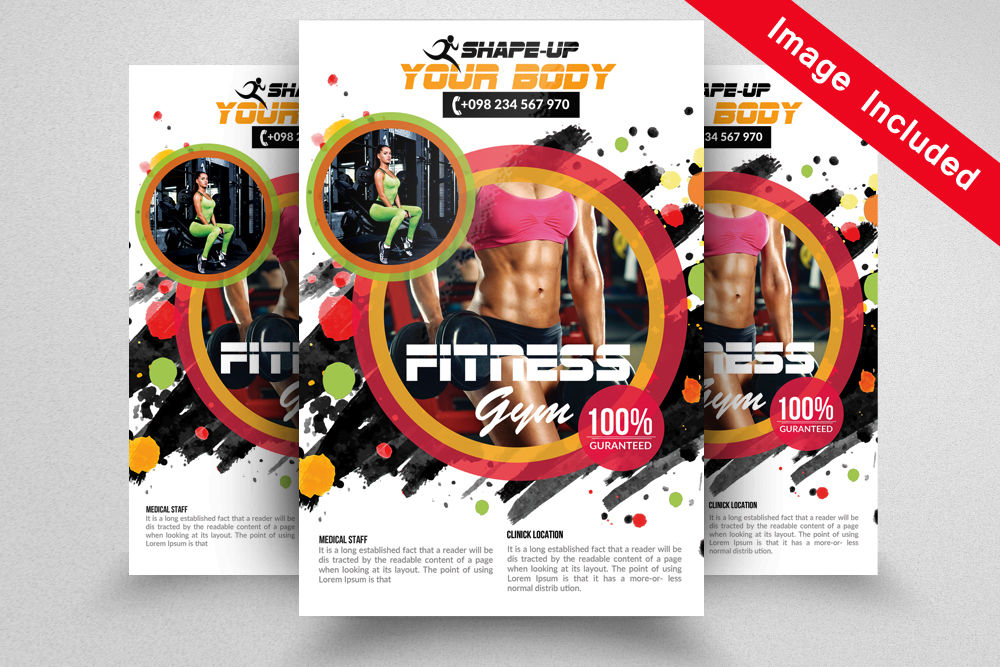 Download 10 Fitness Flyers Bundle By Designhub Thehungryjpeg Com