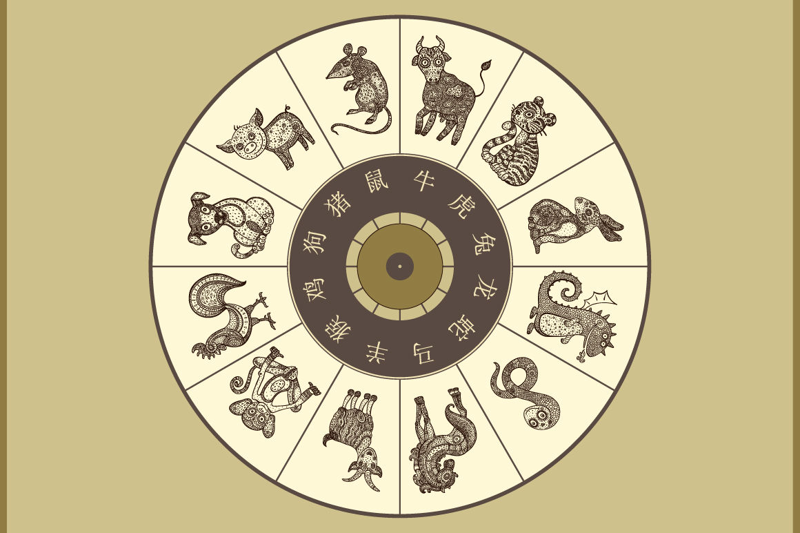 Chinese Zodiac By Katyau | TheHungryJPEG