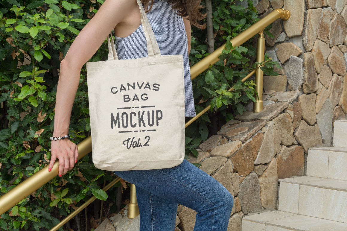 Download Canvas Tote Bag Mockups Pack Vol. 2 By Bulbfish ...