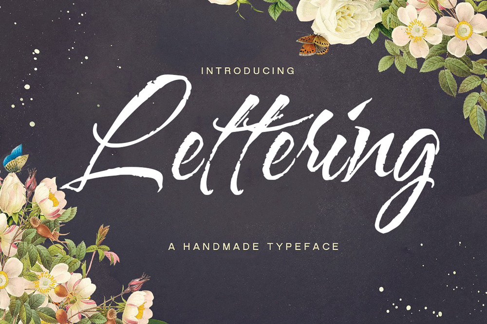 Lettering Script Font By Itypeface Thehungryjpeg Com