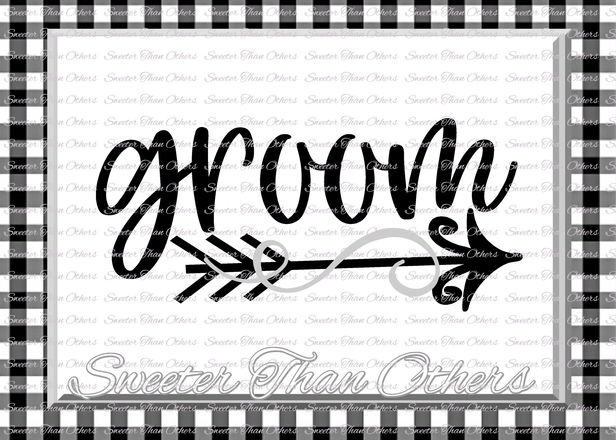 Groom SVG, Wedding Svg, Wedding cut file, Dxf, Silhouette ...