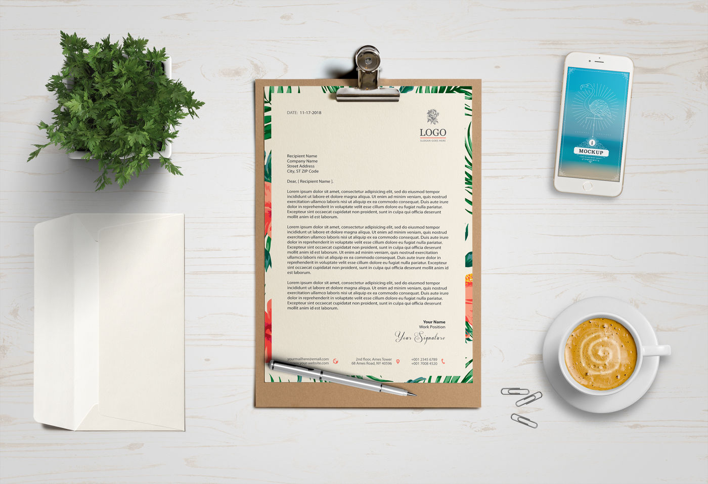 Download Email Signature Mockup Psd Free - Free Mockups | PSD ...