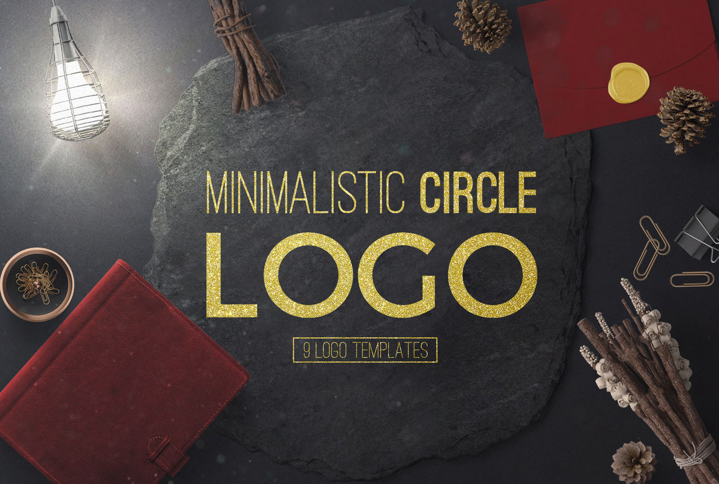 Minimalistic Circle Logo By Michael Rayback Design | TheHungryJPEG.com