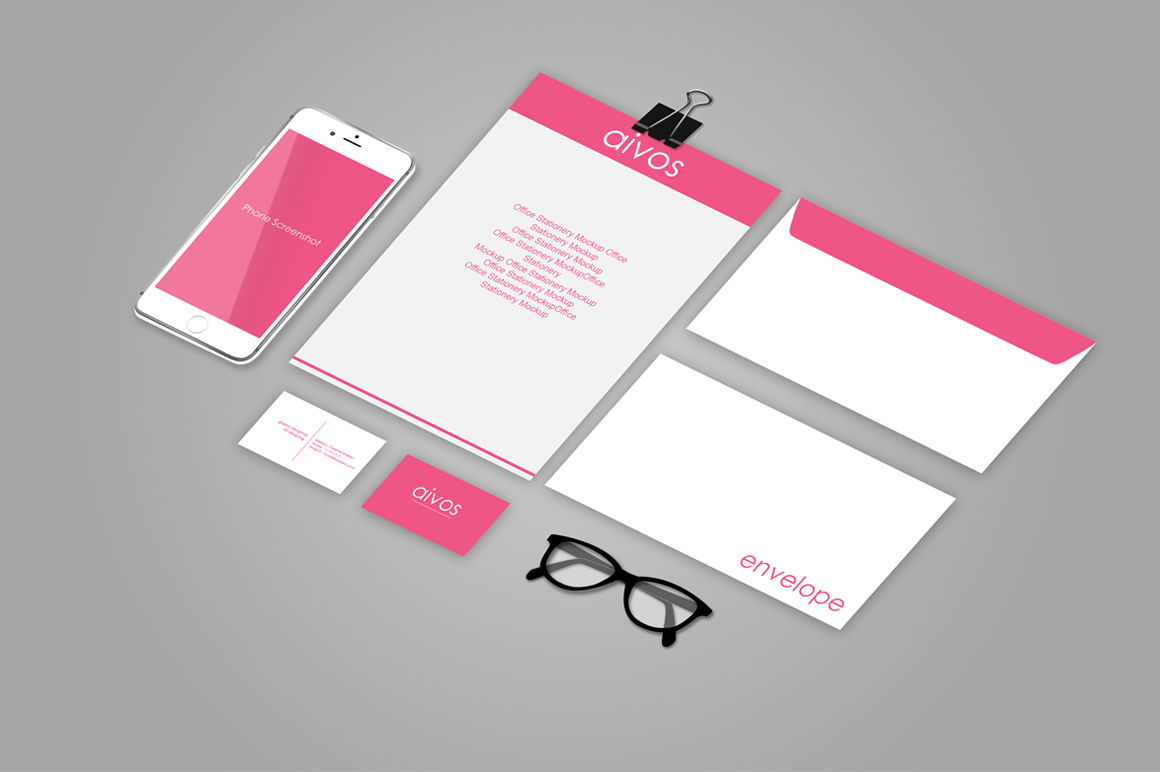 Download Office Stationery / branding Mockup By aivos ...