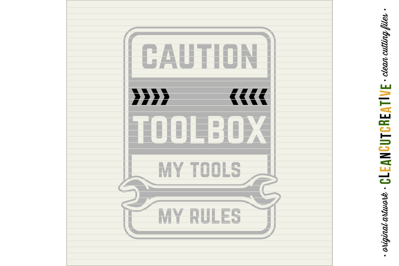 Download Diy Personalized Men S Toolbox Decal Design My Tools My Rules Svg Dxf Eps Png Cricut Silhouette Clean Cutting Files By Cleancutcreative Thehungryjpeg Com