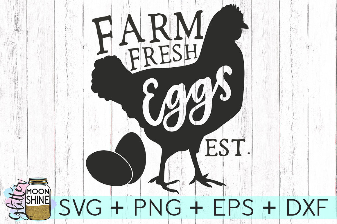 Vintage Farm Fresh Eggs Svg
