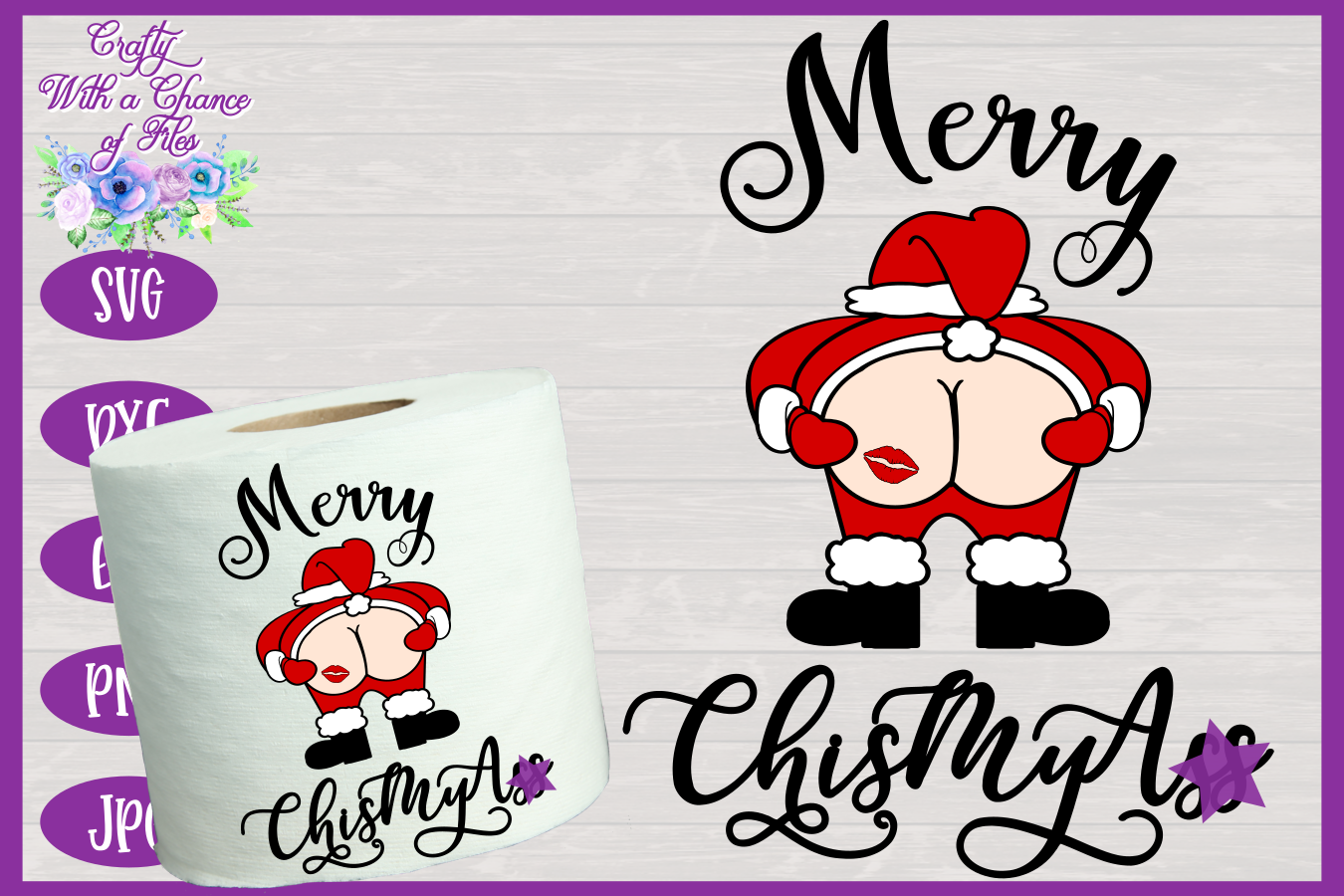 Download Christmas Svg Funny Toilet Paper Svg Christmas Gag Gift Svg By Crafty With A Chance Of Files Thehungryjpeg Com