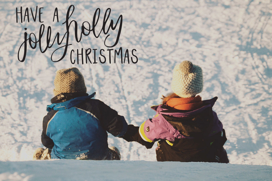 40 Christmas Photo Overlays + Free Symbols Font By Dansie Design ...