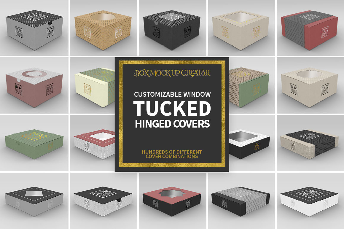 Download Box Mock Up Creator Square Edition By INC Design Studio ...