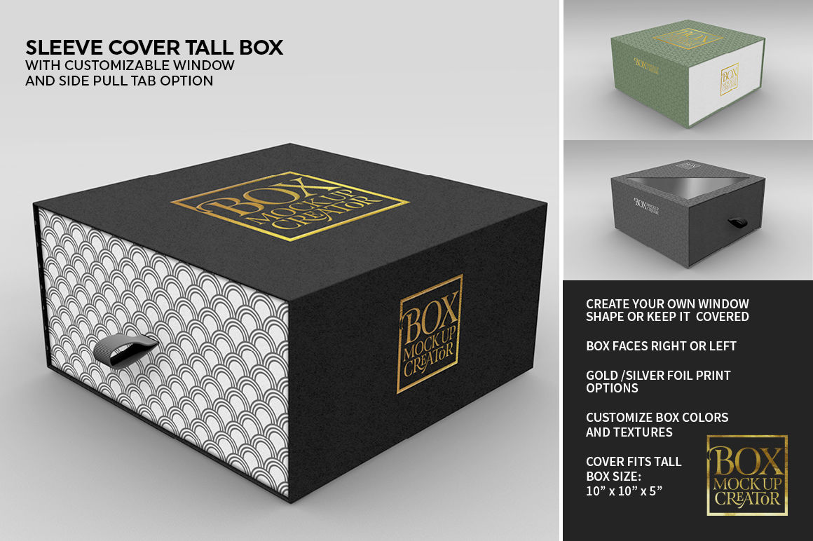 Download Box Mock Up Creator Square Edition By INC Design Studio ...