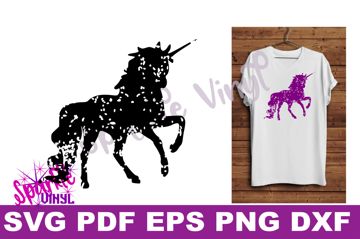 Distressed Unicorn Svg Cut File And Printable File Distressed Svg