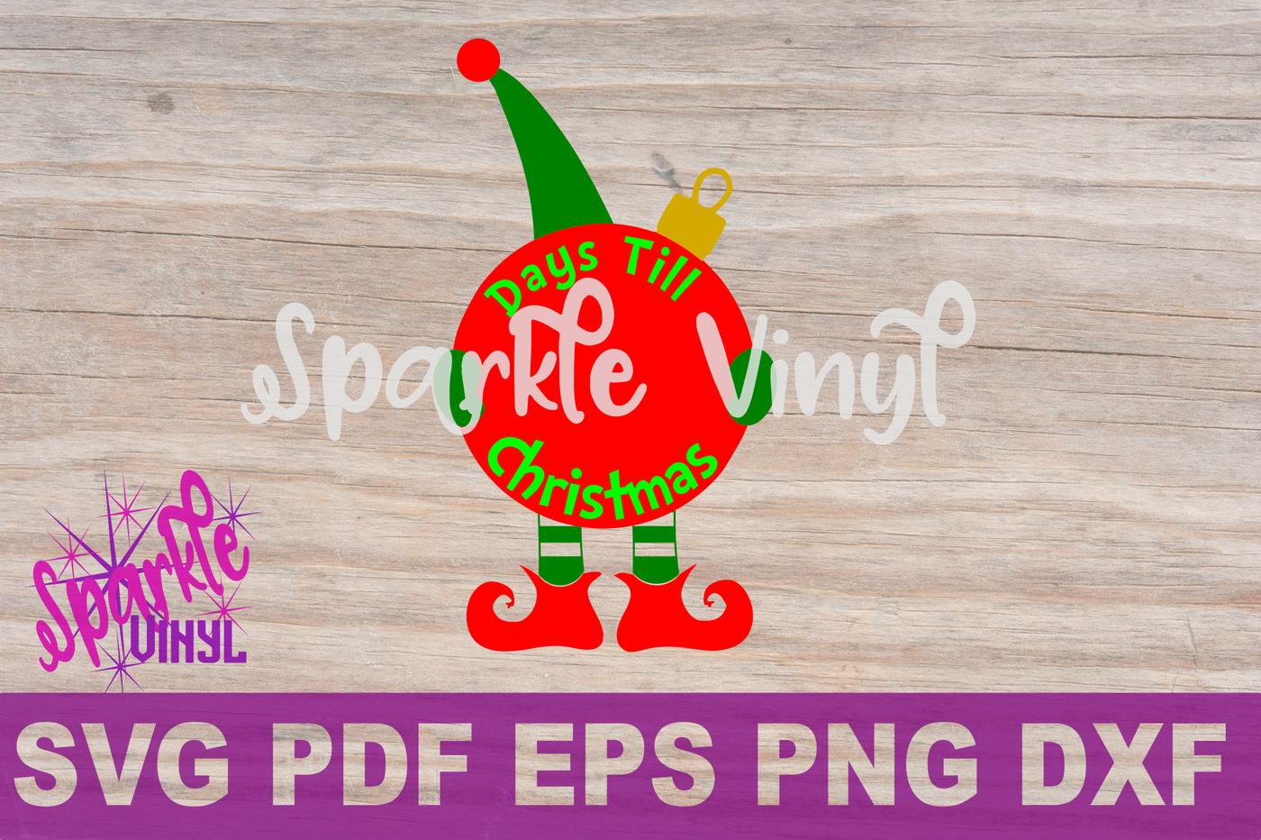 Download Svg Christmas Elf Countdown sign picture printable svg cut ...