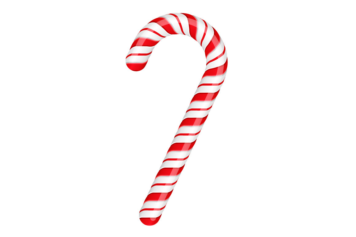 Candy Cane By PixMarket | TheHungryJPEG.com