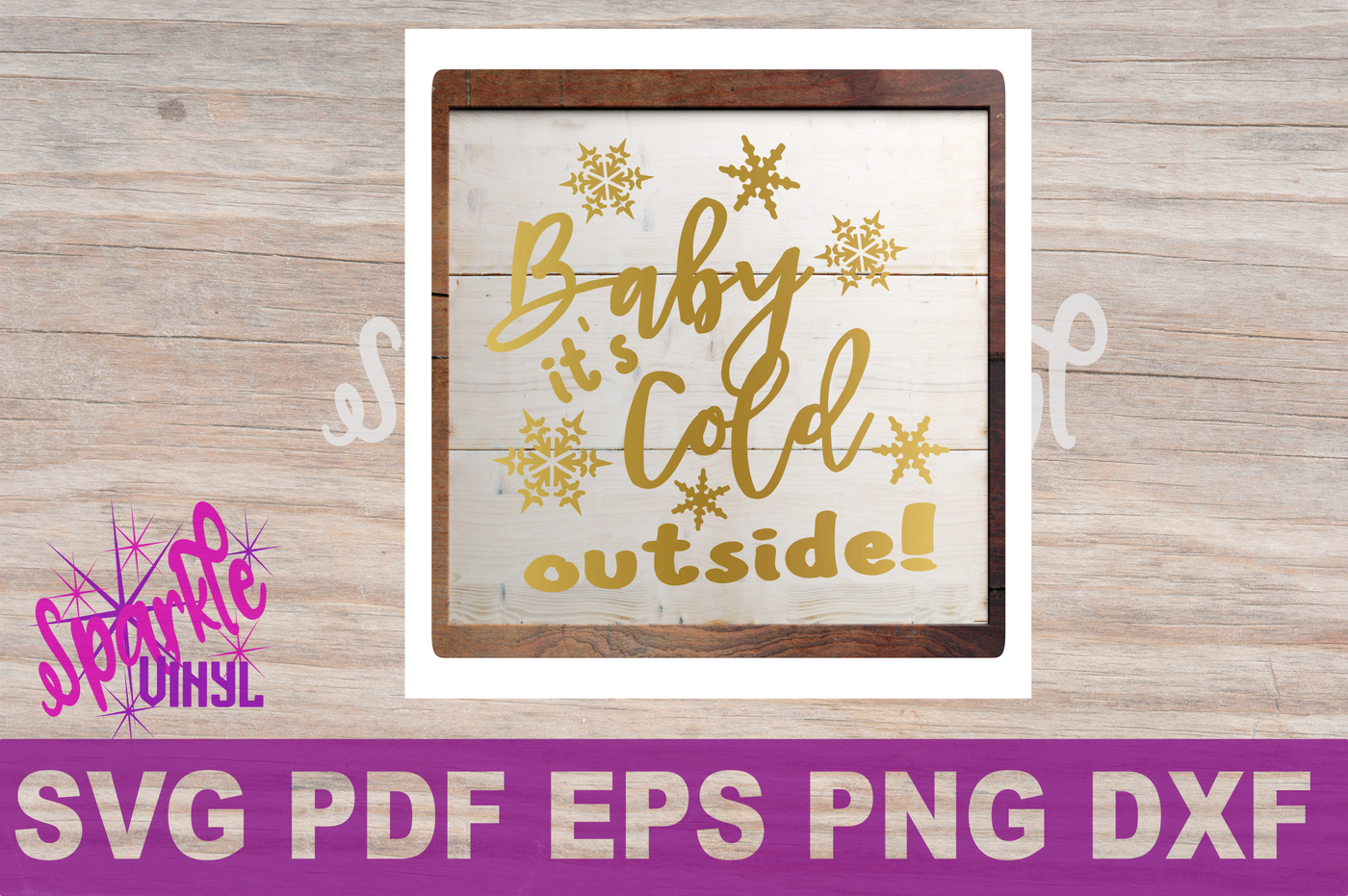 Download Svg Christmas saying Baby its cold outside sign stencil ...