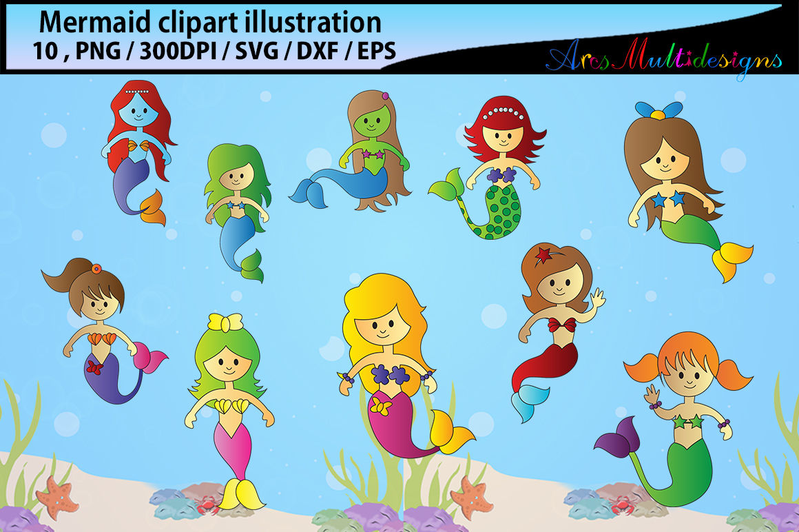 Free Free 277 Vector Mermaid Svg SVG PNG EPS DXF File