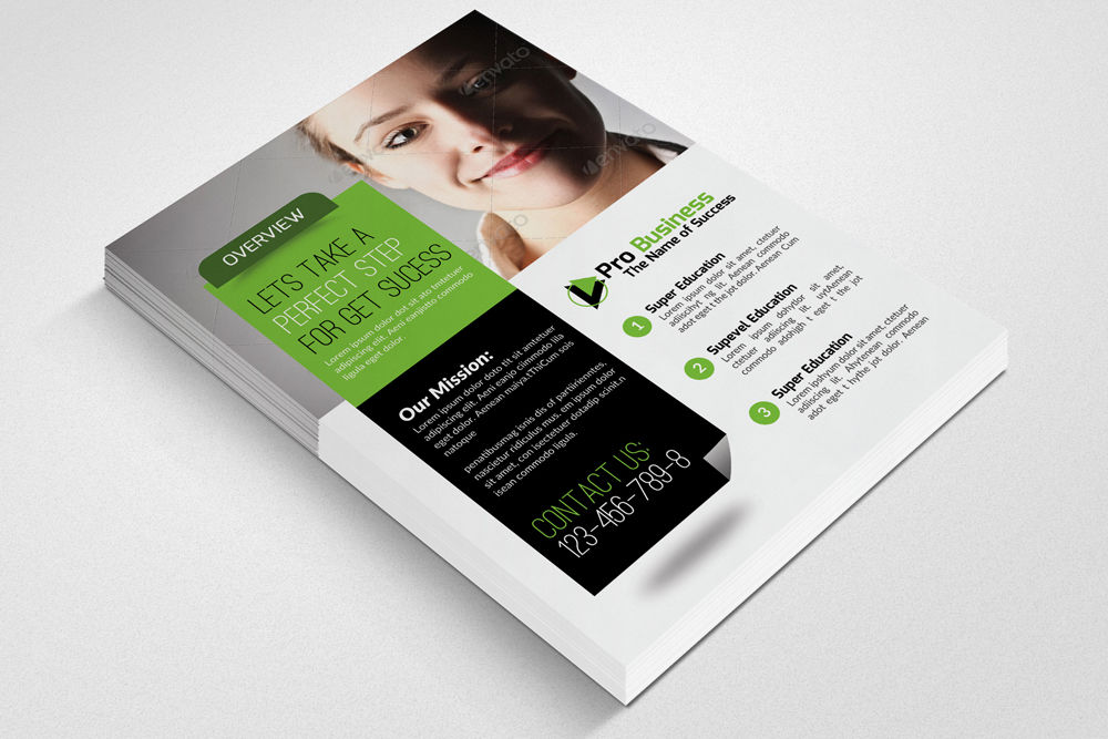 Life Insurance Business Flyer By Designhub | TheHungryJPEG.com