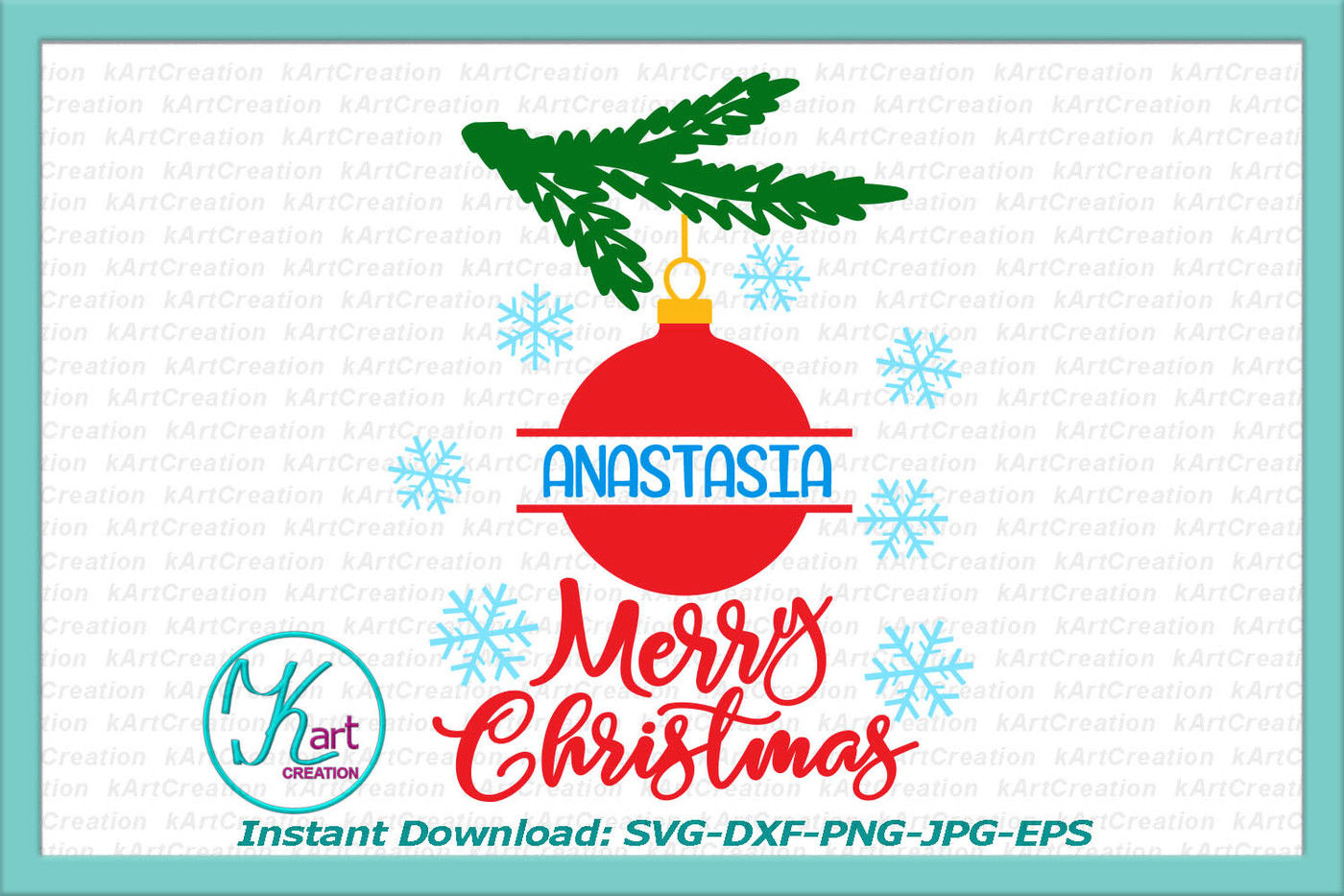 Christmas Split Monogram Svg Free - Layered SVG Cut File - Amazing