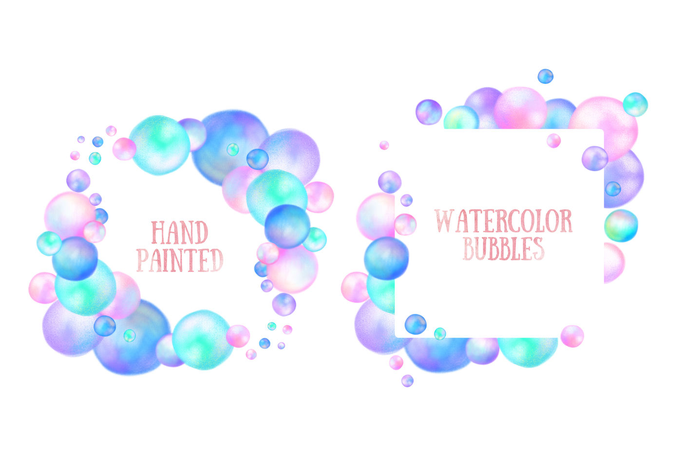 Watercolor Bubble Nail Art Supplies - wide 8