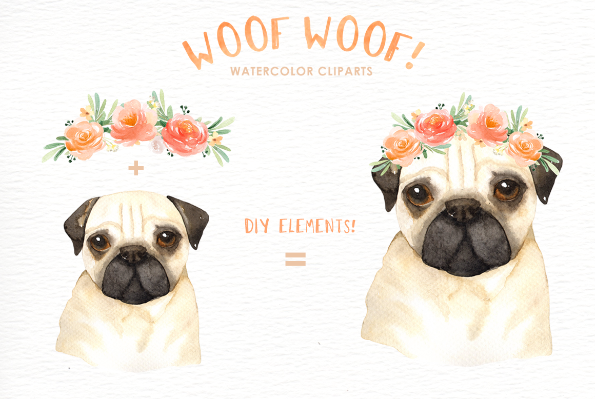 Woof Woof! Dogs Lover Cliparts By everysunsun ...
