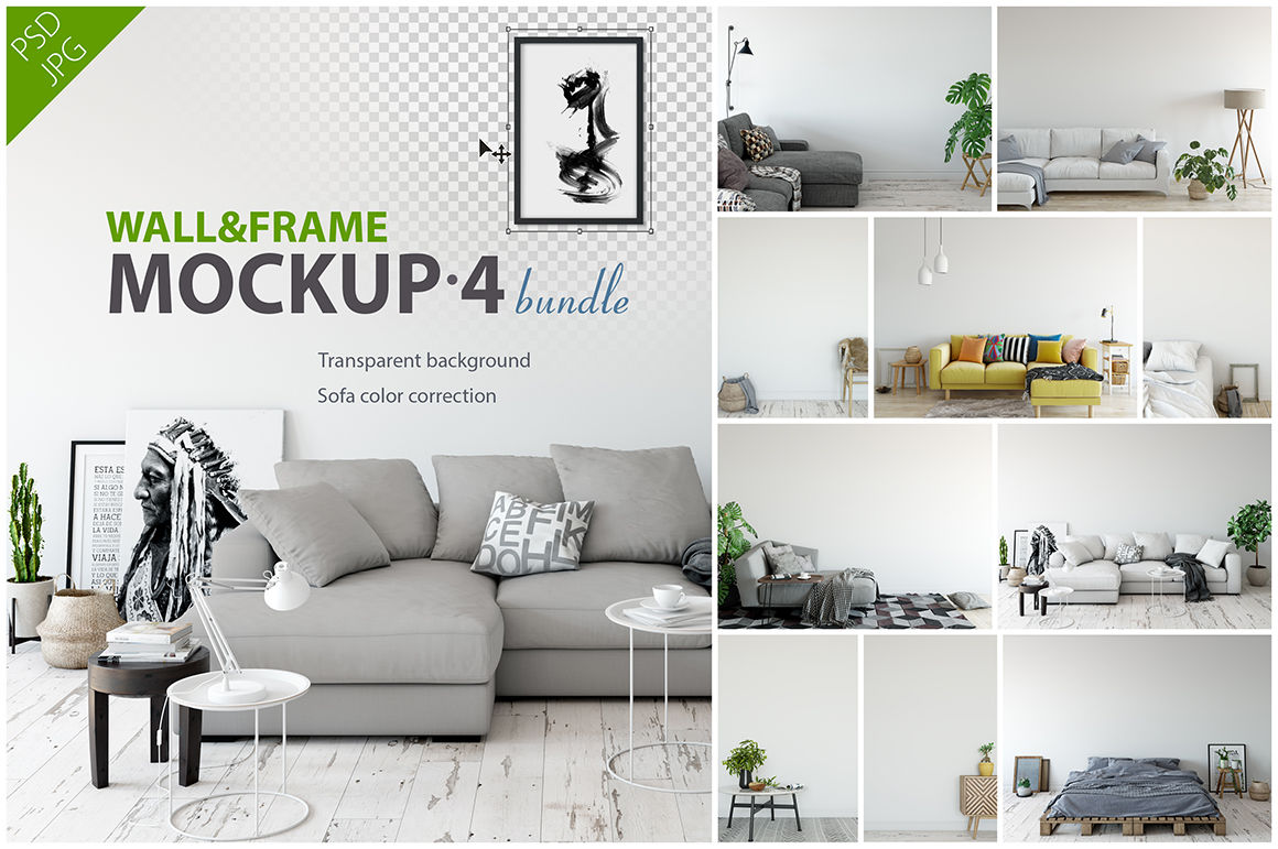 Wall Mockup Psd