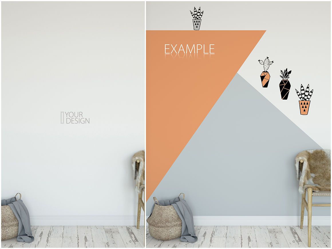 Download Wall Mockup Psd Yellowimages