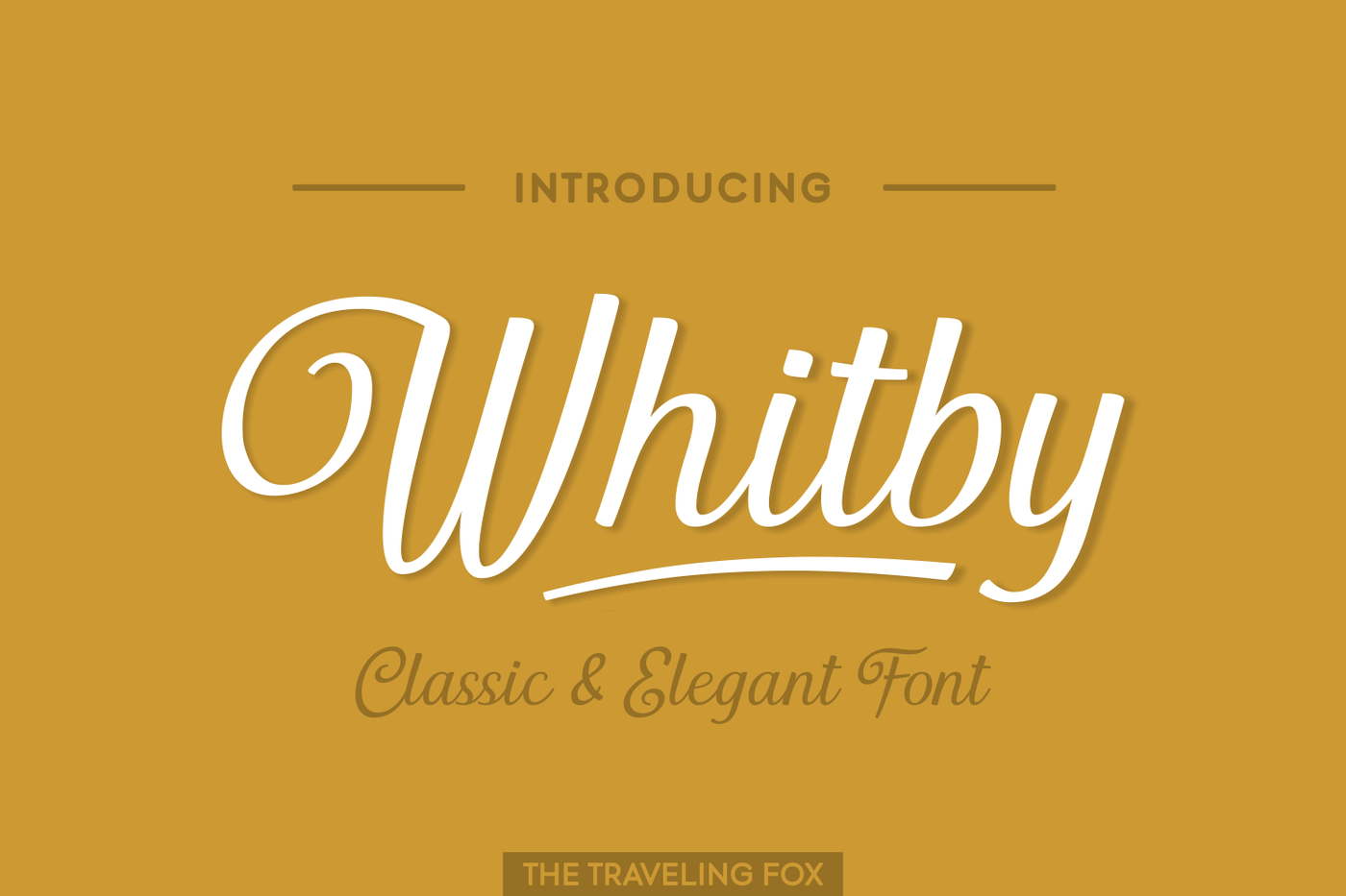 Download Free Whitby A Classically Retro Script By The Traveling Fox Thehungryjpeg Com PSD Mockup Template