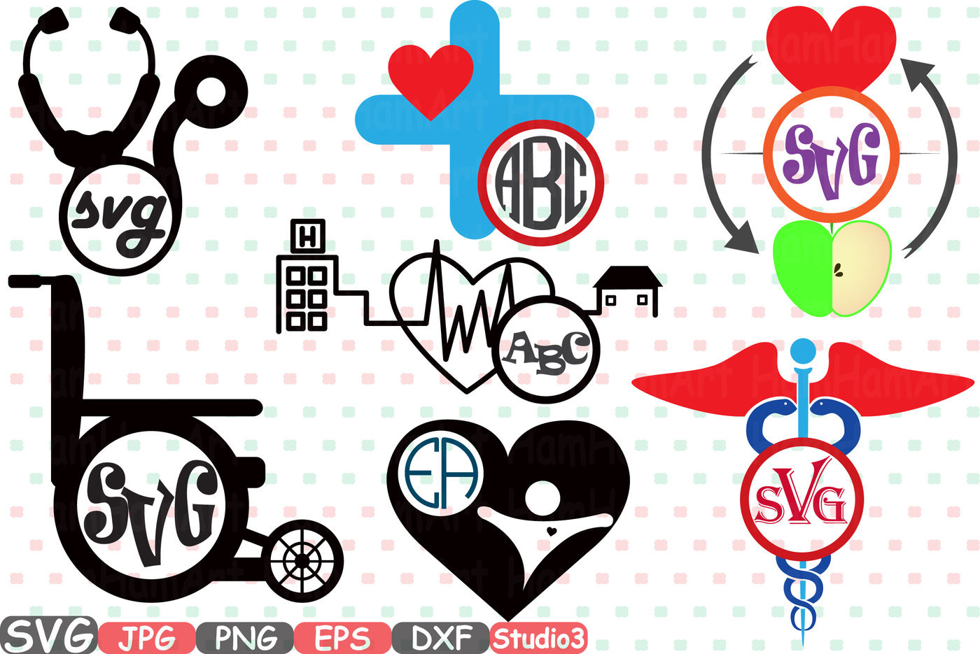 Stethoscope SVG PNG JPG Medical Clipart Doctor Stethoscope Graphic