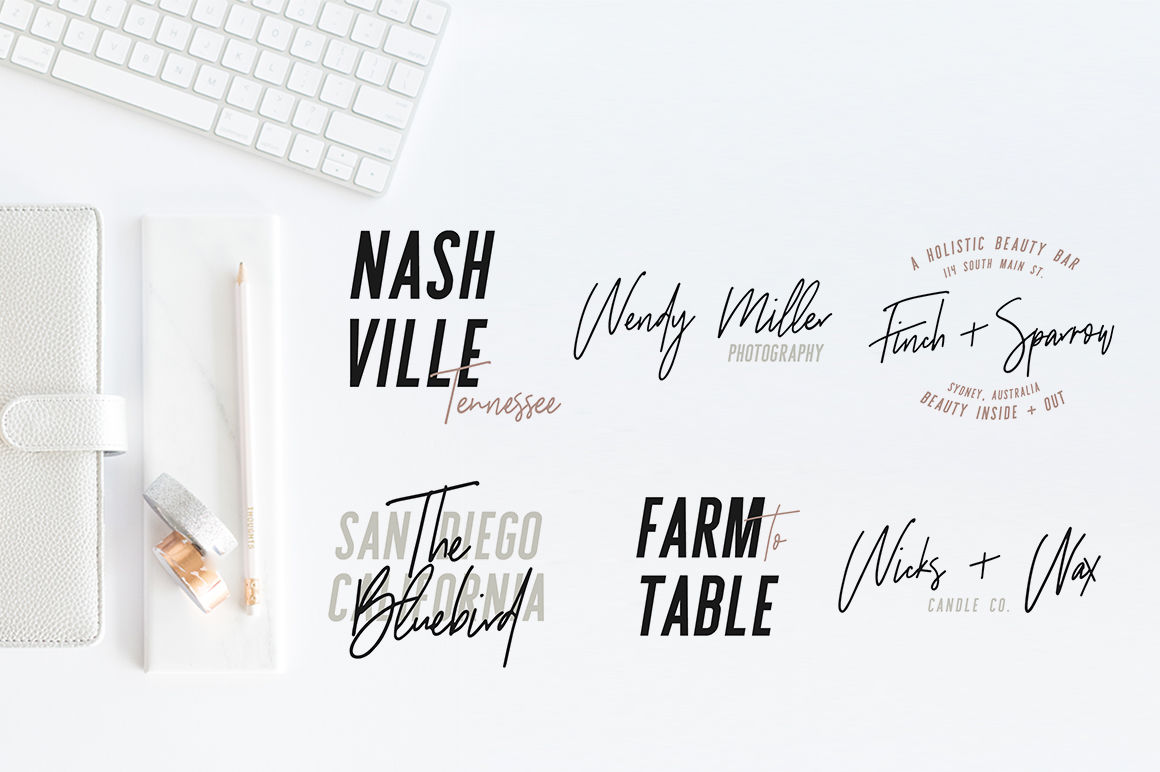 Sydney Font Duo 12 Free Logos By Jenwagnerco Thehungryjpeg Com