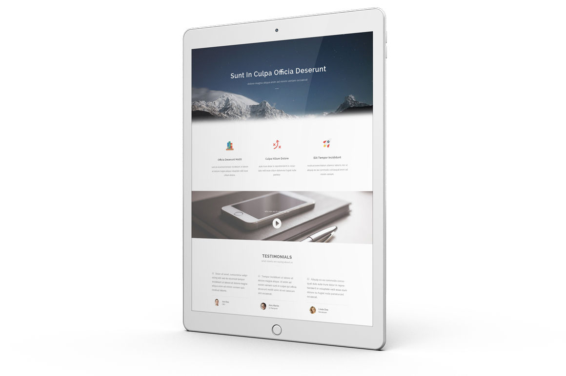 iPad 12.9 Pro Vol.1 Mockup By Mock Up Store | TheHungryJPEG