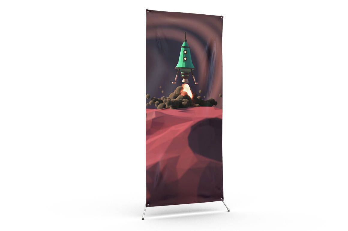 Download X-Banner Mockup By Mock Up Store | TheHungryJPEG.com