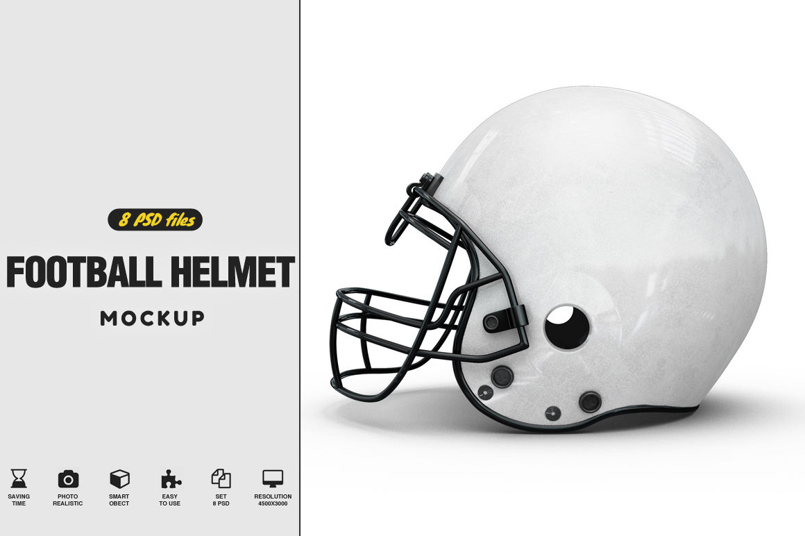 Download Football Helmet Mockup By Mock Up Store Thehungryjpeg Com