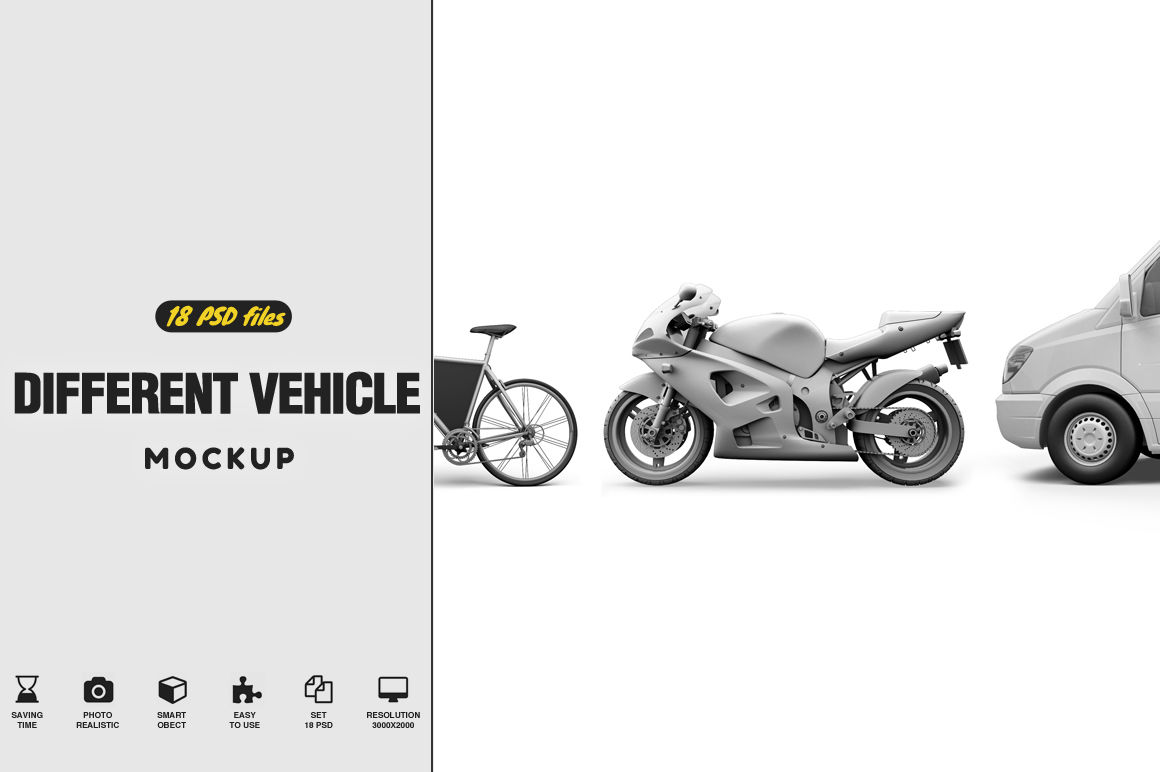 Download Van Mockup Free Psd Yellow Images