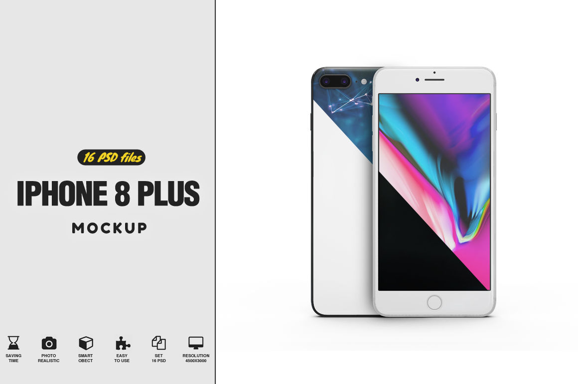 Iphone 8 Plus Vol 3 Mockup By Mock Up Store Thehungryjpeg Com