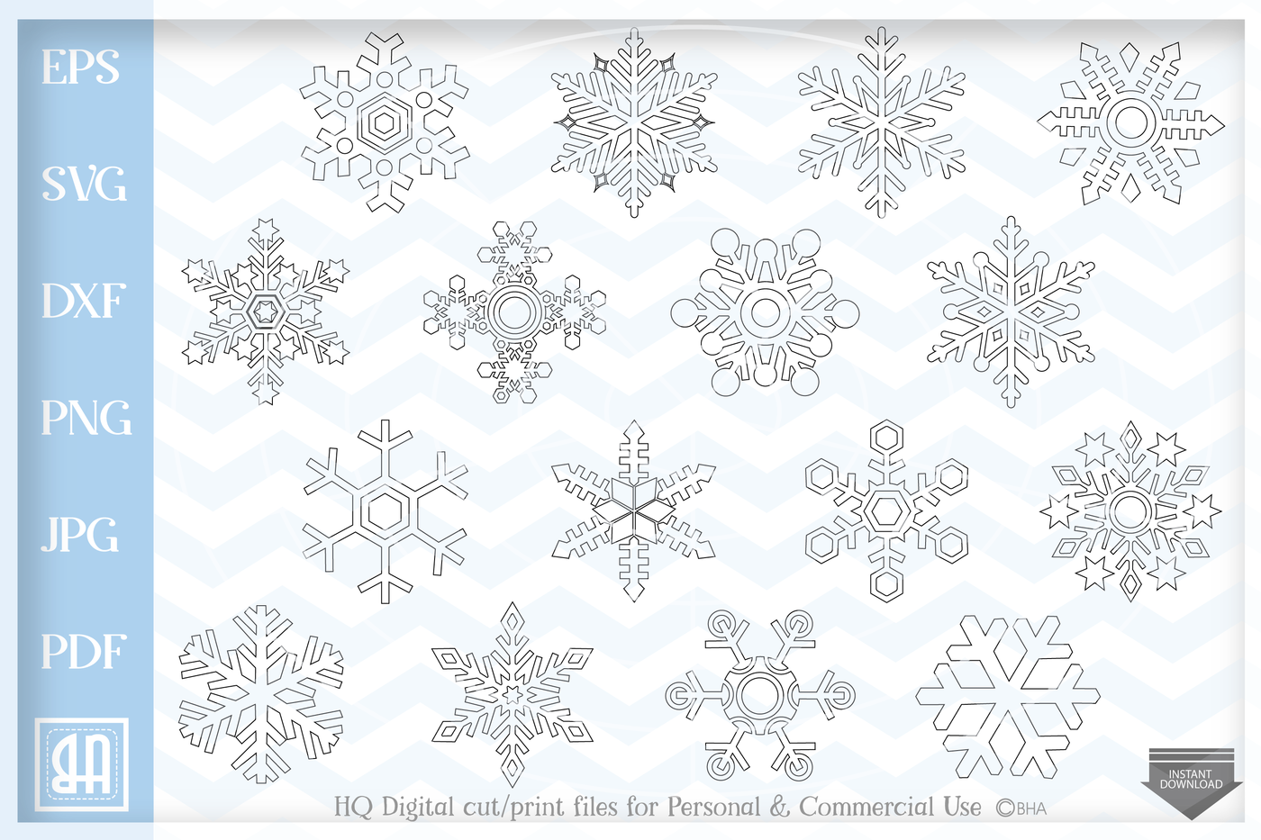 Download Snowflakes Svg Snowflake Svg Christmas Svg Snow Svg Xmas Svg By Blueberry Hill Art Thehungryjpeg Com