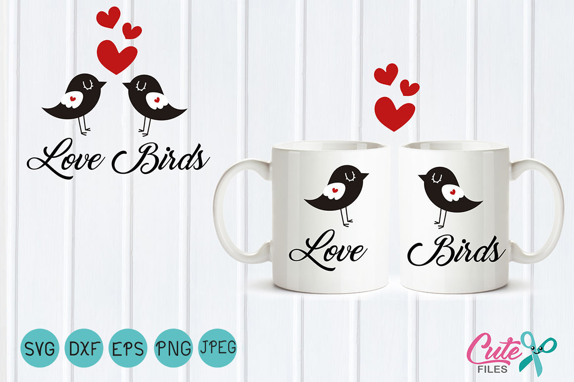 Download Bird Valentine SVG, bird SVG Vector, love Bird svg, Heart clipart, Silhouette Studio, Heart ...