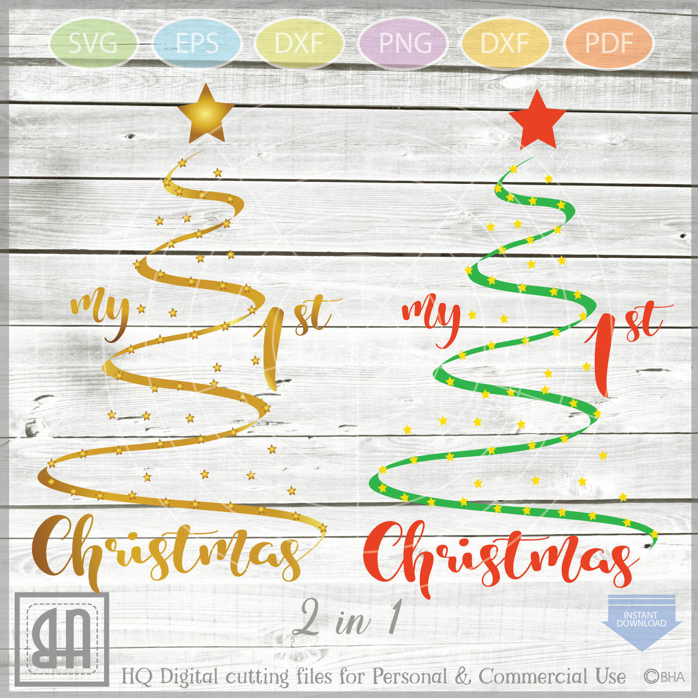 My First Christmas Svg Christmas Svg Baby S First Christmas Cut Files Xmas Tree Svg Cutting File Svg Dxf Eps Png Jpg Pdf By Blueberry Hill Art Thehungryjpeg Com